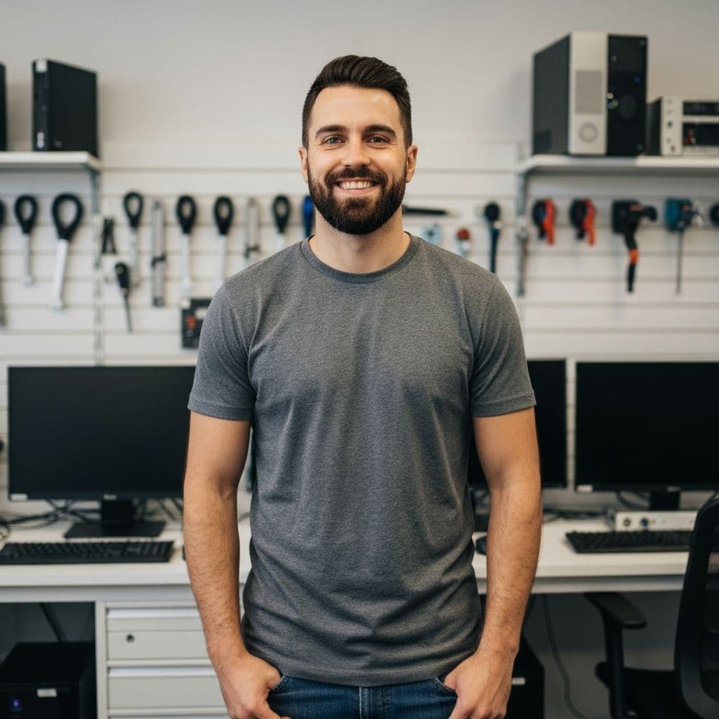 DJB Tech founder and technician